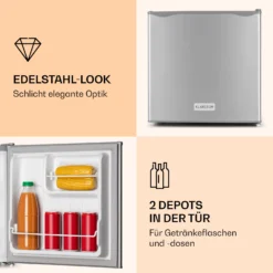 Minibar-Kühlschrank 50L1-SG -Küchenzubehör Verkaufsgeschäft 10006674 de 0004 logo