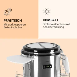 Mr. Barbot Bar-Kühlschrank 50 Liter 6-16 °C Bodenrollen Edelstahl -Küchenzubehör Verkaufsgeschäft 10026371 de 0005 logo