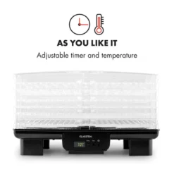 Bananarama Dörrautomat Schwarz 550W Trockner Dehydrator 6 Etagen 13 Bananarama Dörrautomat Schwarz 550W Trockner Dehydrator 6 Etagen -Küchenzubehör Verkaufsgeschäft 10027831 yy 0005 logo Klarstein Bananarama Doerrautomat schwarz reedit