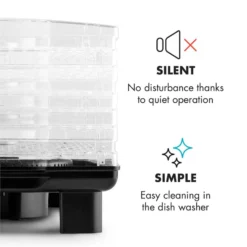 Bananarama Dörrautomat Schwarz 550W Trockner Dehydrator 6 Etagen 14 Bananarama Dörrautomat Schwarz 550W Trockner Dehydrator 6 Etagen -Küchenzubehör Verkaufsgeschäft 10027831 yy 0006 logo Klarstein Bananarama Doerrautomat schwarz reedit