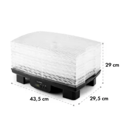 Bananarama Dörrautomat Schwarz 550W Trockner Dehydrator 6 Etagen 16 Bananarama Dörrautomat Schwarz 550W Trockner Dehydrator 6 Etagen -Küchenzubehör Verkaufsgeschäft 10027831 yy 0009 detail Klarstein Bananarama Doerrautomat schwarz reedit