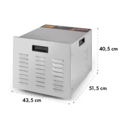 Fruit Jerky Steel 10 Dörrautomat 10 Etagen 1000 W Fläche: 1,5 M² Timer 15 Fruit Jerky Steel 10 Dörrautomat 10 Etagen 1000 W Fläche: 1,5 M² Timer -Küchenzubehör Verkaufsgeschäft 10028437 yy 0008 logo