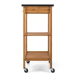 Tennessee Servierwagen Küchenwagen 4 Etagen Holz Granit Mobil -Küchenzubehör Verkaufsgeschäft 10028590 yy 0006 titel side 06 Klarstein Tennessee Kuechenwagen Trolley 3 Etagen