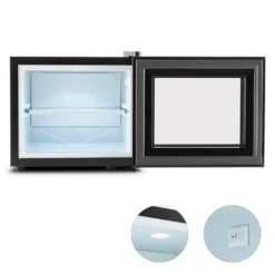 Frosty Mini-Kühlschrank 10 Liter 65W Klasse B Schwarz -Küchenzubehör Verkaufsgeschäft 10029407 yy 0005 front Klarstein Kuehlschrank