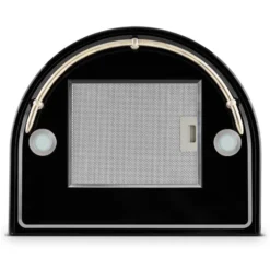 Lumio Neo Retro-Dunstabzugshaube 60cm 610m³/h A Edelstahl Schwarz -Küchenzubehör Verkaufsgeschäft 10030274 yy 0003 titel back Klarstein Lumio Neo Retro Dunstabzugshaube