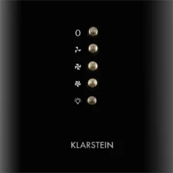 Lumio Neo Retro-Dunstabzugshaube 60cm 610m³/h A Edelstahl Schwarz -Küchenzubehör Verkaufsgeschäft 10030274 yy 0005 detail Klarstein Lumio Neo Retro Dunstabzugshaube