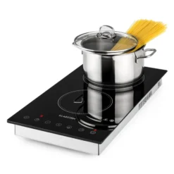 VariCook Domino Glaskeramikkochfeld Halogen-Einbaukochfeld 3000W -Küchenzubehör Verkaufsgeschäft 10030683 yy 0005 titel Klarstein VariCook Domino Glaskeramikkochfeld