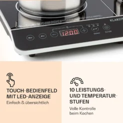 VariCook Slim Doppel-Induktionskochplatte 3500 W Timer 240° C Touch 9 VariCook Slim Doppel-Induktionskochplatte 3500 W Timer 240° C Touch -Küchenzubehör Verkaufsgeschäft 10030684 de 0004 logo