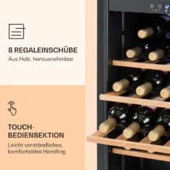 Vinamour 54 Duo Weinkühlschrank 2 Zonen 148 Ltr 54 Fl Touch-Display -Küchenzubehör Verkaufsgeschäft 10030714 de 0005 logo