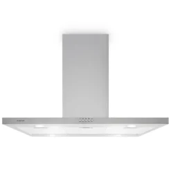 Bonita Dunstabzugshaube 90cm 500 M³/h Inselhaube Design Edelstahl -Küchenzubehör Verkaufsgeschäft 10030823 yy 0003 front Klarstein Bonita Dunstabzugshaube Inselhaube reedit v2