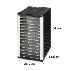 Fruit Jerky 14 Dörrautomat 1000W 30 Bis 70 °C 14 Etagen LC-Display -Küchenzubehör Verkaufsgeschäft 10031317 yy 0007 logo