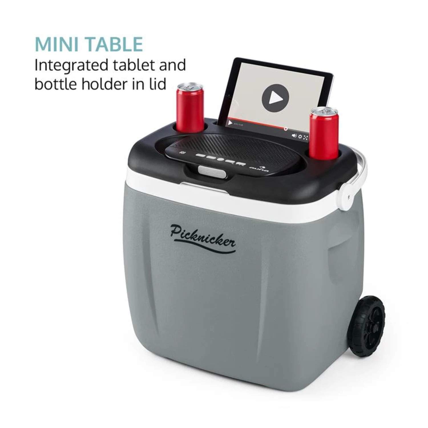 Picknicker Trolley Music Cooler 36l Trolley-Kühlbox BT-Lautsprecher – Bild 4