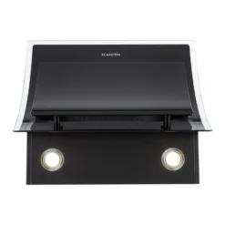 Sabia Dunstabzugshaube Sicherheitsglas Kopffrei 60cm Wandanbau Schwarz -Küchenzubehör Verkaufsgeschäft 10031680 yy 0004 detail Klarstein Sabia Dunstabzugshaube schwarz