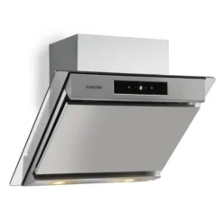 Balzac 60 Dunstabzugshaube 60 Cm 210W 610m³/h LED Touch Edelstahl Glas