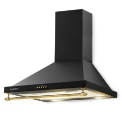 Montblanc 60 Dunstabzugshaube 610m³/h 165W 2x1,5W LED Reling 19 Montblanc 60 Dunstabzugshaube 610m³/h 165W 2x1,5W LED Reling -Küchenzubehör Verkaufsgeschäft 10031992 yy 0010 front Klarstein Montblanc 60 Dunstabzugshaube schwarz