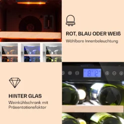 Vinovilla 17 Built-In Duo Weinkühlschrank 2 Zonen 53l 17 Fl. Glastür -Küchenzubehör Verkaufsgeschäft 10032030 de 0003 logo