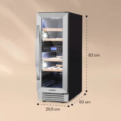 Vinovilla 17 Built-In Duo Weinkühlschrank 2 Zonen 53l 17 Fl. Glastür -Küchenzubehör Verkaufsgeschäft 10032030 yy 0007 logo