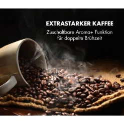 Aromatica X Kaffeemaschine Mahlwerk Glaskanne Aroma+ Edelstahl -Küchenzubehör Verkaufsgeschäft 10032102 de 0004 logo