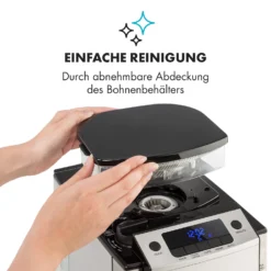 Aromatica X Kaffeemaschine Mahlwerk Glaskanne Aroma+ Edelstahl -Küchenzubehör Verkaufsgeschäft 10032102 de 0005 logo