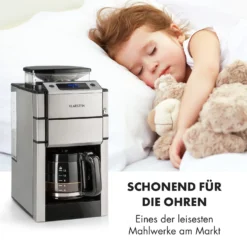 Aromatica X Kaffeemaschine Mahlwerk Glaskanne Aroma+ Edelstahl -Küchenzubehör Verkaufsgeschäft 10032102 de 0007 logo