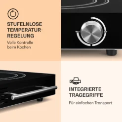 VariCook Duo Kochplatte 3000W Edelstahlgehäuse Tragegriffe -Küchenzubehör Verkaufsgeschäft 10032125 de 0004 logo