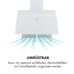Annabelle 60 Dunstabzugshaube Glas 595 M³/h Touch-Armatur Weiß -Küchenzubehör Verkaufsgeschäft 10032684 de 0005 logo
