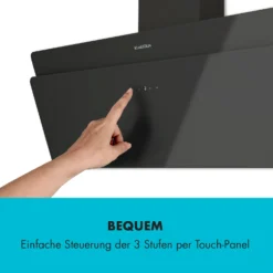 Aurica 90 Dunstabzugshaube, 90 Cm, Wandanbau, 165 W, Schwarz -Küchenzubehör Verkaufsgeschäft 10032766 de 0008 logo