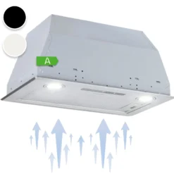 Paolo Dunstabzugshaube Einbau 52,5 Cm EEK: A 593 M³/h LED Touch