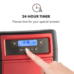 Aromatica II Duo Kaffeemaschine, Integriertes Mahlwerk, 1,25 L, Rot 15 Aromatica II Duo Kaffeemaschine, Integriertes Mahlwerk, 1,25 L, Rot -Küchenzubehör Verkaufsgeschäft 10032866 yy 0005 logo Klarstein Aromatica II Duo Kaffeemaschine rot