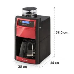Aromatica II Duo Kaffeemaschine, Integriertes Mahlwerk, 1,25 L, Rot 21 Aromatica II Duo Kaffeemaschine, Integriertes Mahlwerk, 1,25 L, Rot -Küchenzubehör Verkaufsgeschäft 10032866 yy 0011 logo Klarstein Aromatica II Duo Kaffeemaschine rot