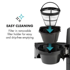 Aromatica II Kaffeemaschine, Mahlwerk, 1,25 L, Silber -Küchenzubehör Verkaufsgeschäft 10032872 yy 0007 logo Klarstein Aromatica II Kaffeemaschine silber