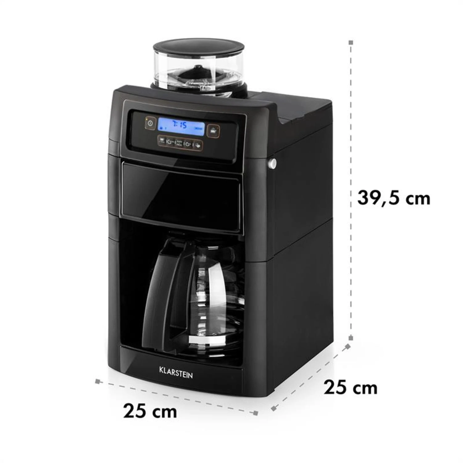 Aromatica II Set Kaffeemaschine, Mahlwerk, 1,25 L, Schwarz 11 Aromatica II Set Kaffeemaschine, Mahlwerk, 1,25 L, Schwarz – Bild 11