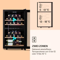 Barossa 34 Duo Weinkühlschrank 34 Fl 80 Ltr 2 Zonen Touch-Steuerung -Küchenzubehör Verkaufsgeschäft 10032920 de 0004 logo