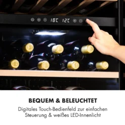 Barossa 102 Duo Weinkühlschrank 102 Fl 226 Ltr 2 Zonen Touch-Steuerung -Küchenzubehör Verkaufsgeschäft 10032921 de 0004 logo