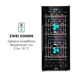 Barossa 102 Duo Weinkühlschrank 102 Fl 226 Ltr 2 Zonen Touch-Steuerung -Küchenzubehör Verkaufsgeschäft 10032921 de 0005 logo