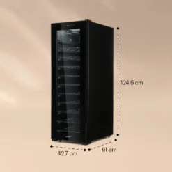 Bellevin 62 Weinkühlschrank 56 Flaschen 5-20°C EEC G -Küchenzubehör Verkaufsgeschäft 10032923 yy 0006 logo