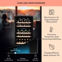Barossa 40 Duo Weinkühlschrank 2 Zonen 41 Flaschen Glastür Touch LED 10 Barossa 40 Duo Weinkühlschrank 2 Zonen 41 Flaschen Glastür Touch LED -Küchenzubehör Verkaufsgeschäft 10032924 de 0004 usp