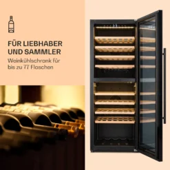 Barossa 77 Duo Weinkühlschrank 2 Zonen 191 L 77 Fl. Touch LED Schwarz -Küchenzubehör Verkaufsgeschäft 10032963 de 0003 logo