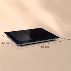 Delicatessa 60 Hybrid Einbaukochfeld Induktion 4 Zonen 7000W Glas -Küchenzubehör Verkaufsgeschäft 10033022 yy 0006 logo