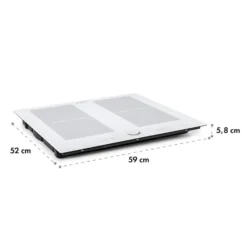 Delicatessa 60 Induktionskochfeld 4 Zonen 7000W Timer Weiß -Küchenzubehör Verkaufsgeschäft 10033027 yy 0011 logo Klarstein Delicatessa 60 Induktionskochfeld weiss