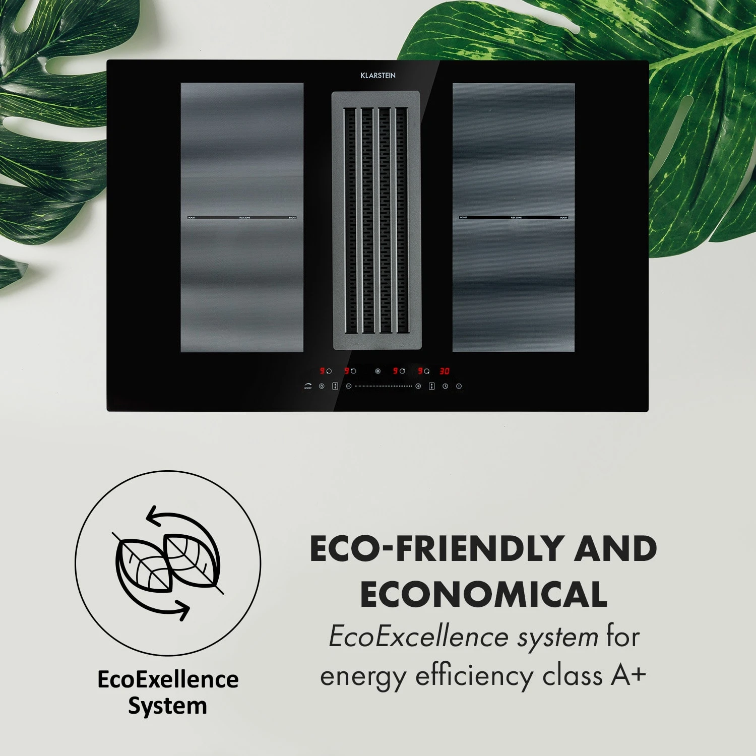 Full House Down Air System Induktionsherd + Dunstabzugshaube Schwarz 9 Full House Down Air System Induktionsherd + Dunstabzugshaube Schwarz – Bild 9