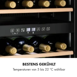 Vinamour 29 Duo Weinkühlschrank 2 Zonen 80L/29 Flaschen 5-22°C Touch -Küchenzubehör Verkaufsgeschäft 10033083 de 0005 logo