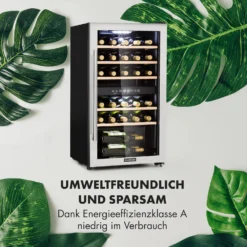Vinamour 29 Duo Weinkühlschrank 2 Zonen 80L/29 Flaschen 5-22°C Touch -Küchenzubehör Verkaufsgeschäft 10033083 de 0006 logo