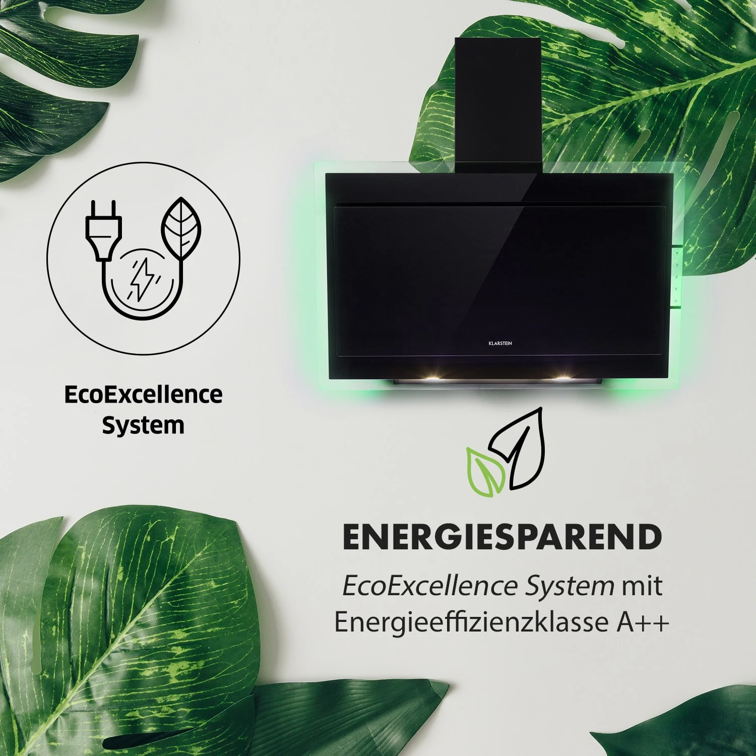 Mirage 90 Dunstabzugshaube 550 M³/h Touch-Panel RGB-Ambiente-Licht A++ 4 Mirage 90 Dunstabzugshaube 550 M³/h Touch-Panel RGB-Ambiente-Licht A++ – Bild 4