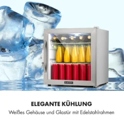 Beersafe L Crystal White Kühlschrank 47 Ltr 2 Böden Glastür Edelstahl -Küchenzubehör Verkaufsgeschäft 10033121 de 0004 logo