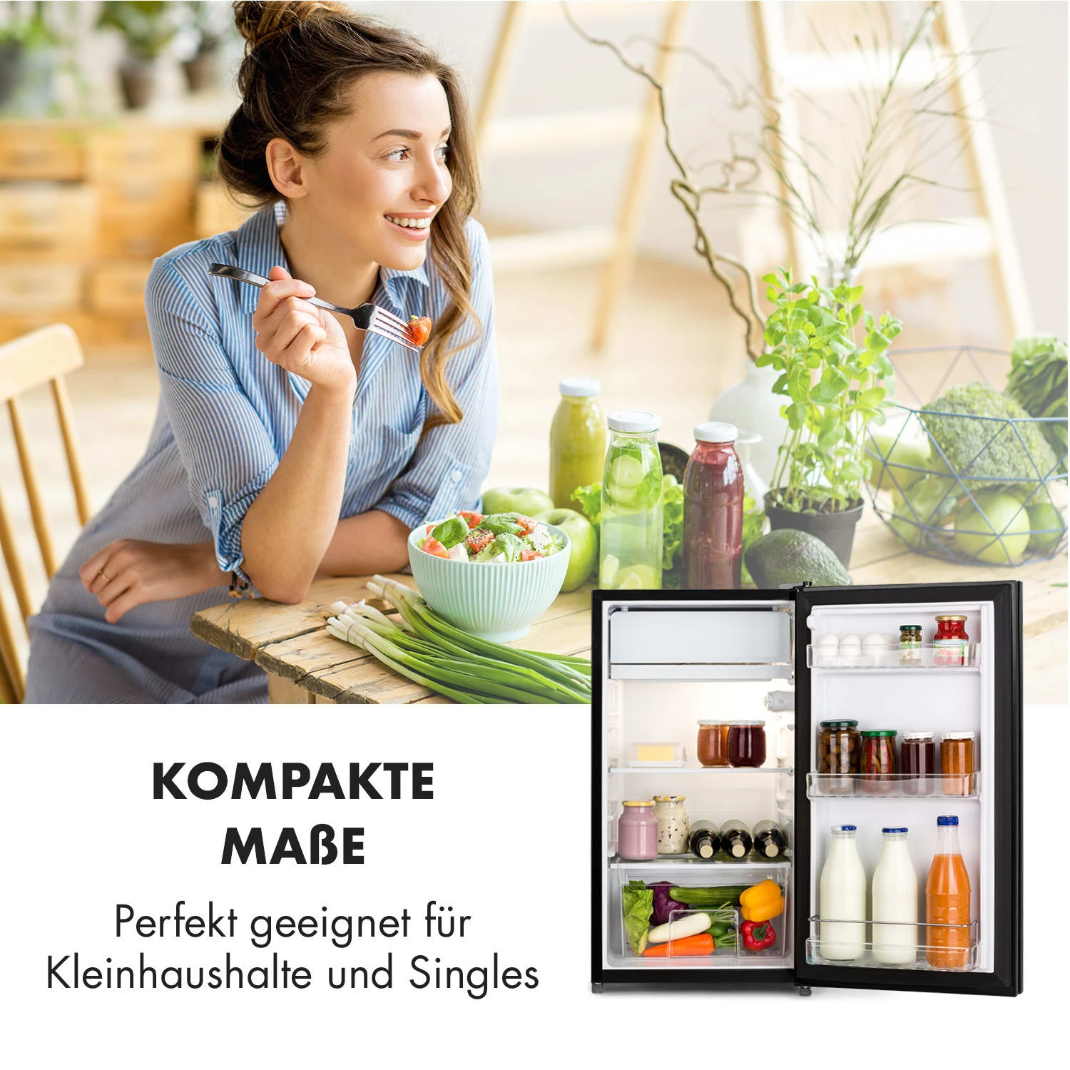 Miro Kühlschrank Beschreibbare Front 91l Crisper-Fach 4 Miro Kühlschrank Beschreibbare Front 91l Crisper-Fach – Bild 4