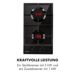 Ignito Domino Gaskochfeld 2-flammig Sabaf-Brenner Glaskeramik Schwarz 14 Ignito Domino Gaskochfeld 2-flammig Sabaf-Brenner Glaskeramik Schwarz -Küchenzubehör Verkaufsgeschäft 10033131 de 0006 logo