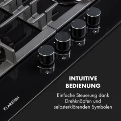 Ignito 4 Zonen Gaskochfeld 4-flammig Sabaf-Brenner Glaskeramik Schwarz 12 Ignito 4 Zonen Gaskochfeld 4-flammig Sabaf-Brenner Glaskeramik Schwarz -Küchenzubehör Verkaufsgeschäft 10033132 de 0004 logo