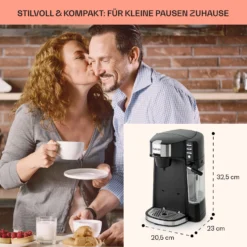 Baristomat 2-in-1-Heißgetränkeautomat Kaffee Tee Milchschaum 12 Baristomat 2-in-1-Heißgetränkeautomat Kaffee Tee Milchschaum -Küchenzubehör Verkaufsgeschäft 10033138 de 0005 usp