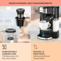 Baristomat 2-in-1-Heißgetränkeautomat Kaffee Tee Milchschaum 13 Baristomat 2-in-1-Heißgetränkeautomat Kaffee Tee Milchschaum -Küchenzubehör Verkaufsgeschäft 10033138 de 0006 usp